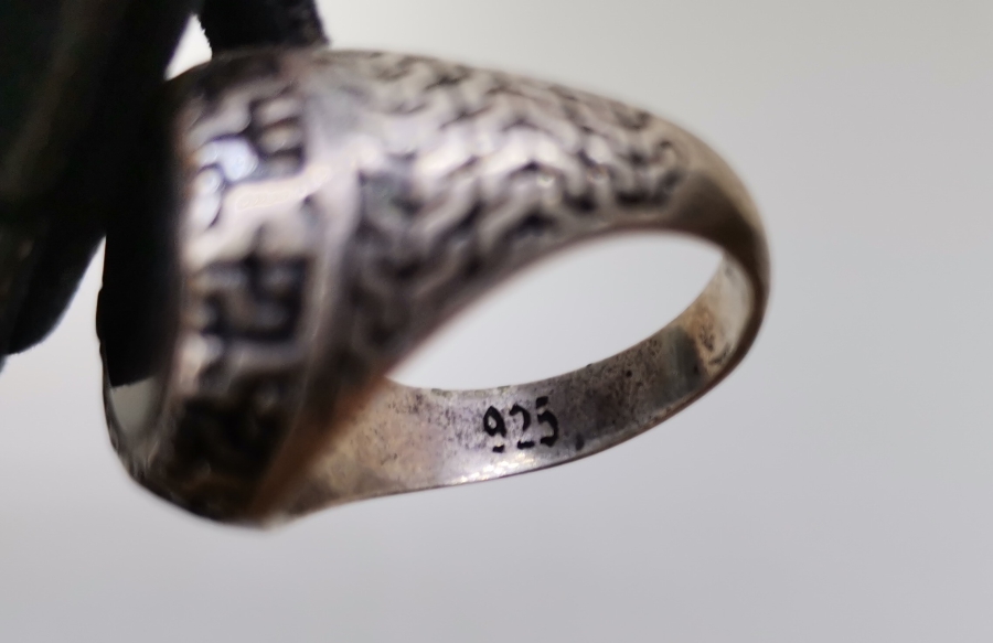 MİTOLOJİK FORMLU ÖZEL YAPIM GÜMÜŞ YÜZÜK