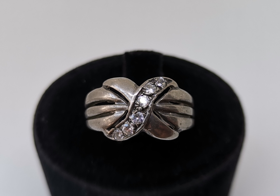 SONSUZLUK GÖRSELLİ MARGAZİT TAŞLI GÜMÜŞ YÜZÜK