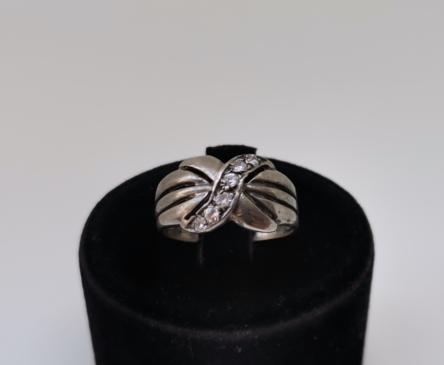 SONSUZLUK GÖRSELLİ MARGAZİT TAŞLI GÜMÜŞ YÜZÜK