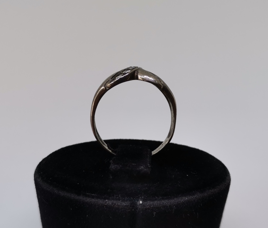 SONSUZLUK GÖRSELLİ MARGAZİT TAŞLI GÜMÜŞ YÜZÜK