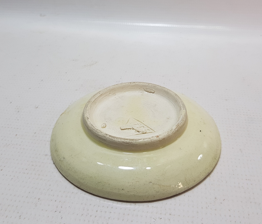 ARKASI USTA DAMGALI EL BOYAMA ANTİKA KÜTAHYA BAL KASESİ