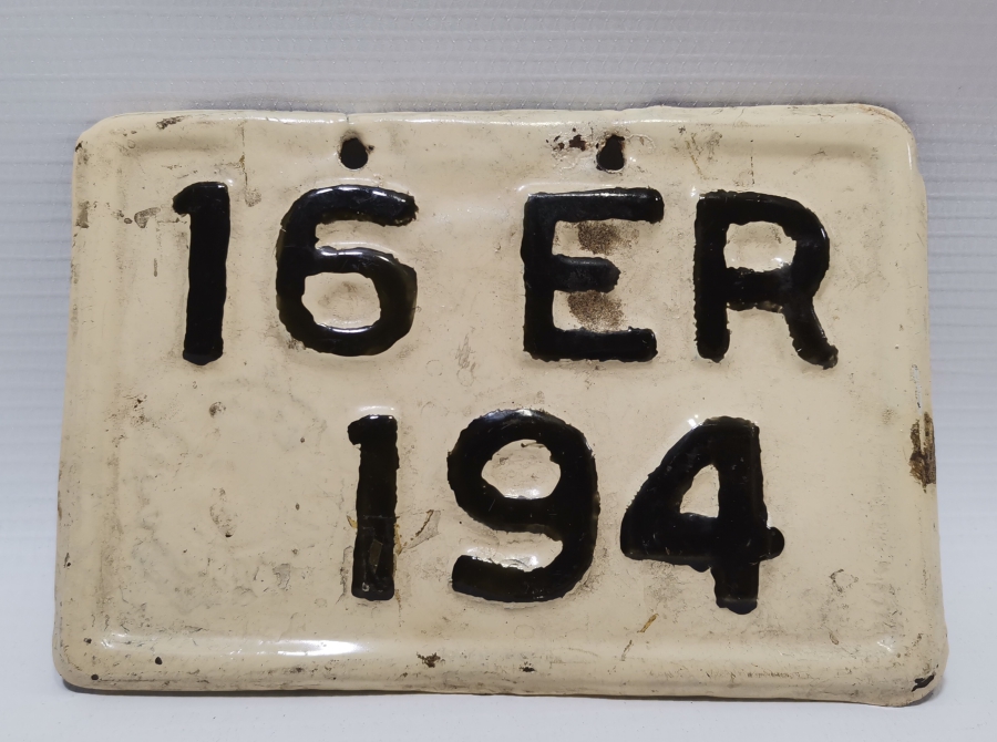 ANTİKA BURSA BİSİKLET PLAKASI