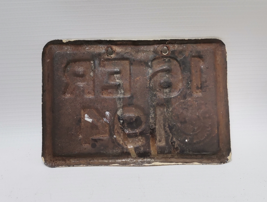 ANTİKA BURSA BİSİKLET PLAKASI