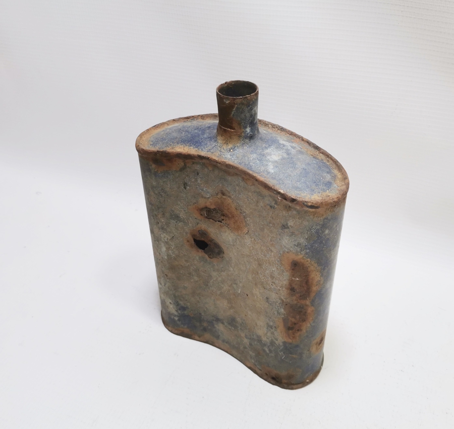 1. DÜNYA SAVAŞI DÖNEMİ NADİR FRANSIZ EMAYE ASKER MATARASI