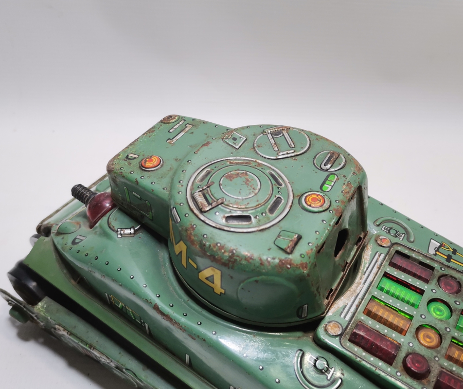 BÜYÜK BOY ANTİKA METAL OYUNCAK TANK