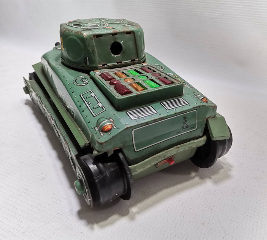 BÜYÜK BOY ANTİKA METAL OYUNCAK TANK