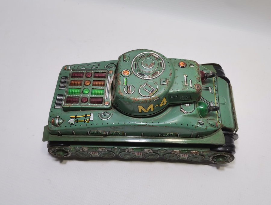 BÜYÜK BOY ANTİKA METAL OYUNCAK TANK