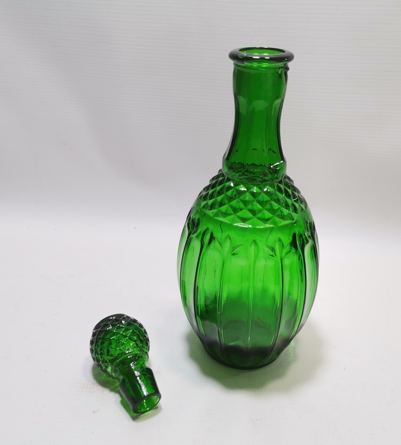 KABARTMA İŞÇİLİKLİ ANTİKA KAPAKLI GECE SÜRAHİ