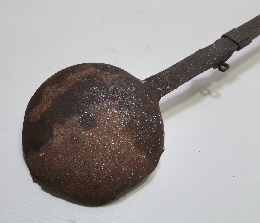 NADİR FORMDA OSMANLI DÖNEMİ BÜYÜK BOY KAHVE KAVURMA TAVASI