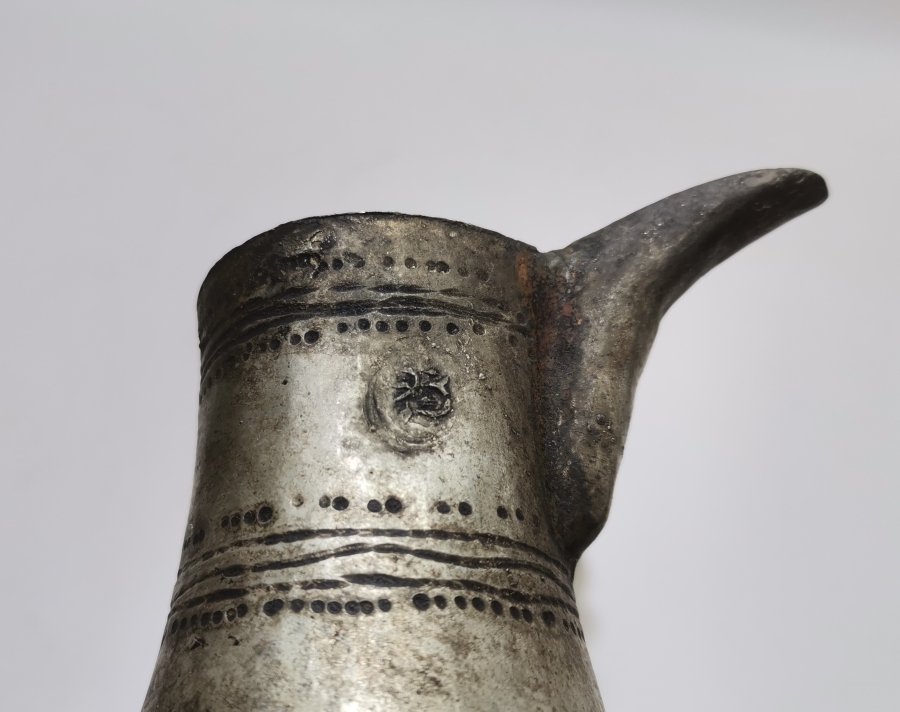 TAMAMI İŞLEMELİ VE USTA DAMGALI OSMANLI DÖNEMİ NADİR KAHVE CEZVESİ