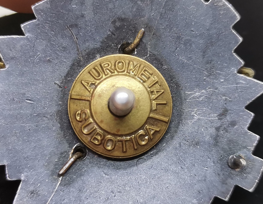 2. DÜNYA SAVAŞI DÖNEMİ ÜZERİ MİNE İŞÇİLİKLİ ANTİKA RUS SUBAY ROZETİ