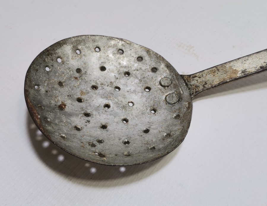 OSMANLI DÖNEMİ EL YAPIMI BÜYÜK BOY BAKIR KEVGİR