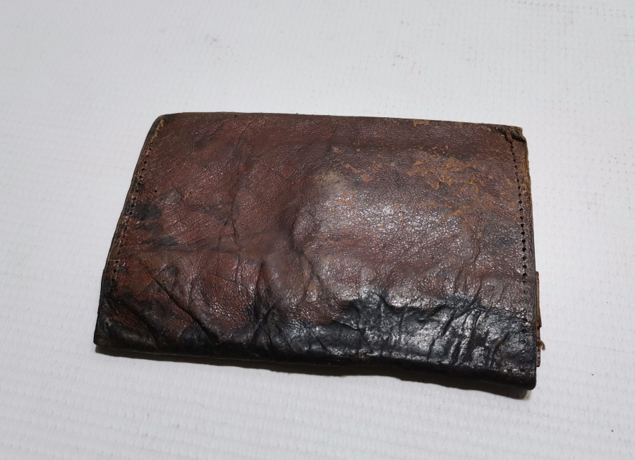 ÜZERİ OSMANLICA YAZILI OSMANLI DÖNEMİ NADİR SUBAY CÜZDANI