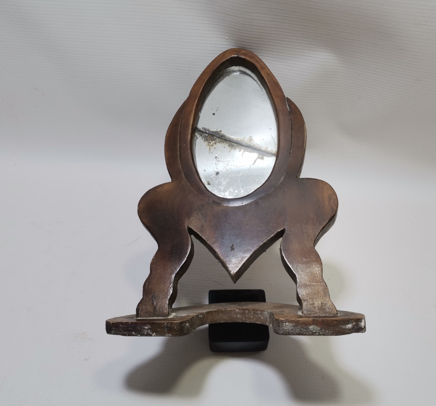 OSMANLI DÖNEMİ TAMAMI EL YAPIMI NADİR AHŞAP KONAK İŞİ MASA AYNASI