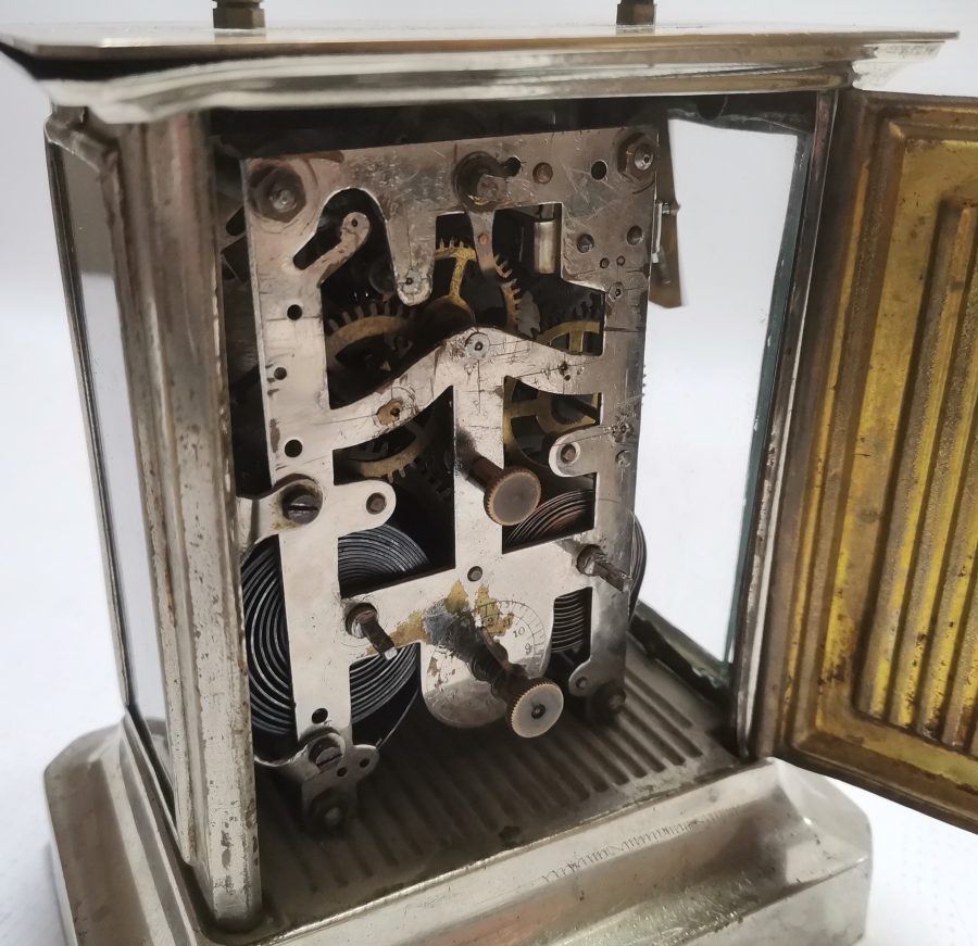 OSMANLI DÖNEMİ NADİR FORMDA LATERNALI MASA SAATİ