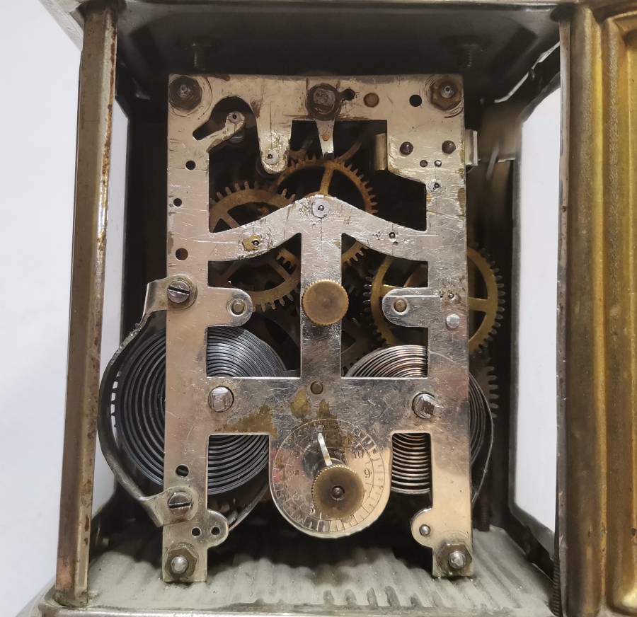 OSMANLI DÖNEMİ NADİR FORMDA LATERNALI MASA SAATİ