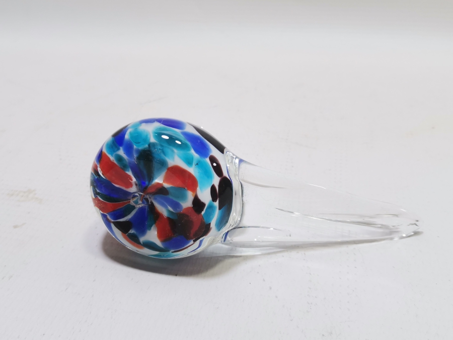 NADİR RENKTE ANTİKA MURANO MASA ÜSTÜ KUŞ FİGÜRÜ