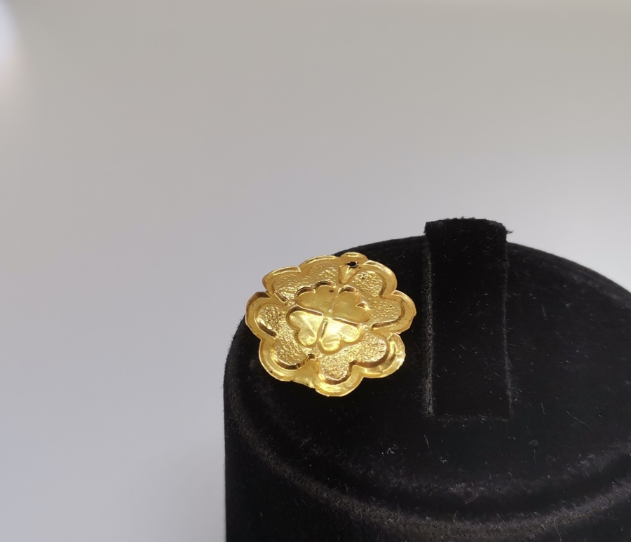 ANTİKA ALTIN YONCA KOLYE UCU