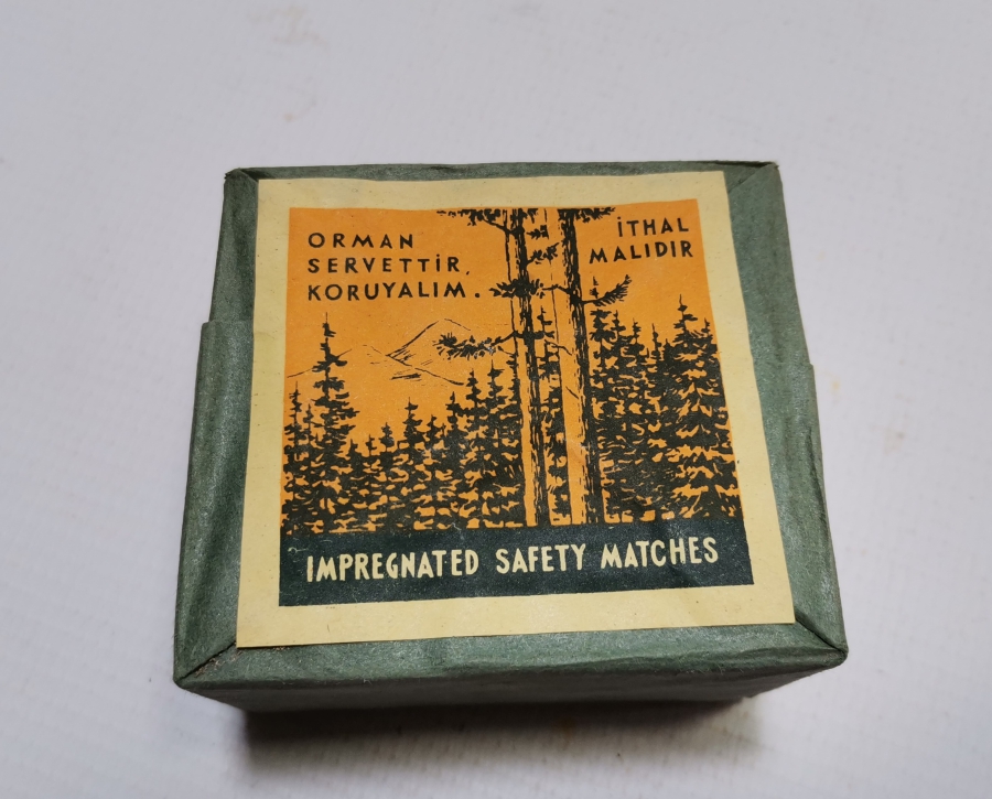 AÇILMAMIŞ KUTUSUNDA ANTİKA KİBRİTLER