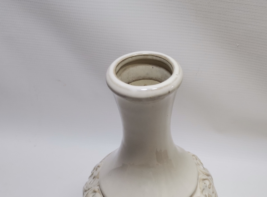 OSMANLI DÖNEMİ KABARTMA İŞÇİLİKLİ NADİR FORMDA KÜTAHYA ZEMZEMLİK