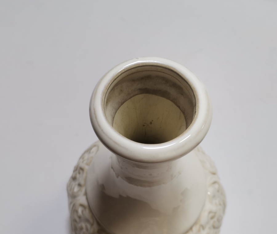 OSMANLI DÖNEMİ KABARTMA İŞÇİLİKLİ NADİR FORMDA KÜTAHYA ZEMZEMLİK