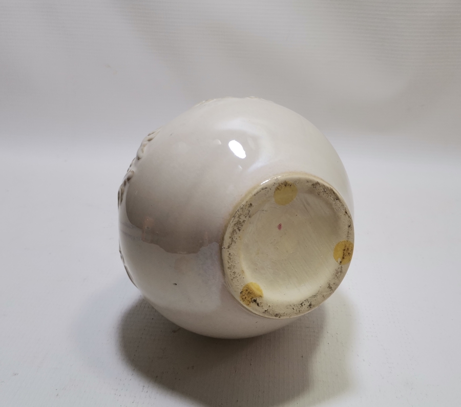 OSMANLI DÖNEMİ KABARTMA İŞÇİLİKLİ NADİR FORMDA KÜTAHYA ZEMZEMLİK