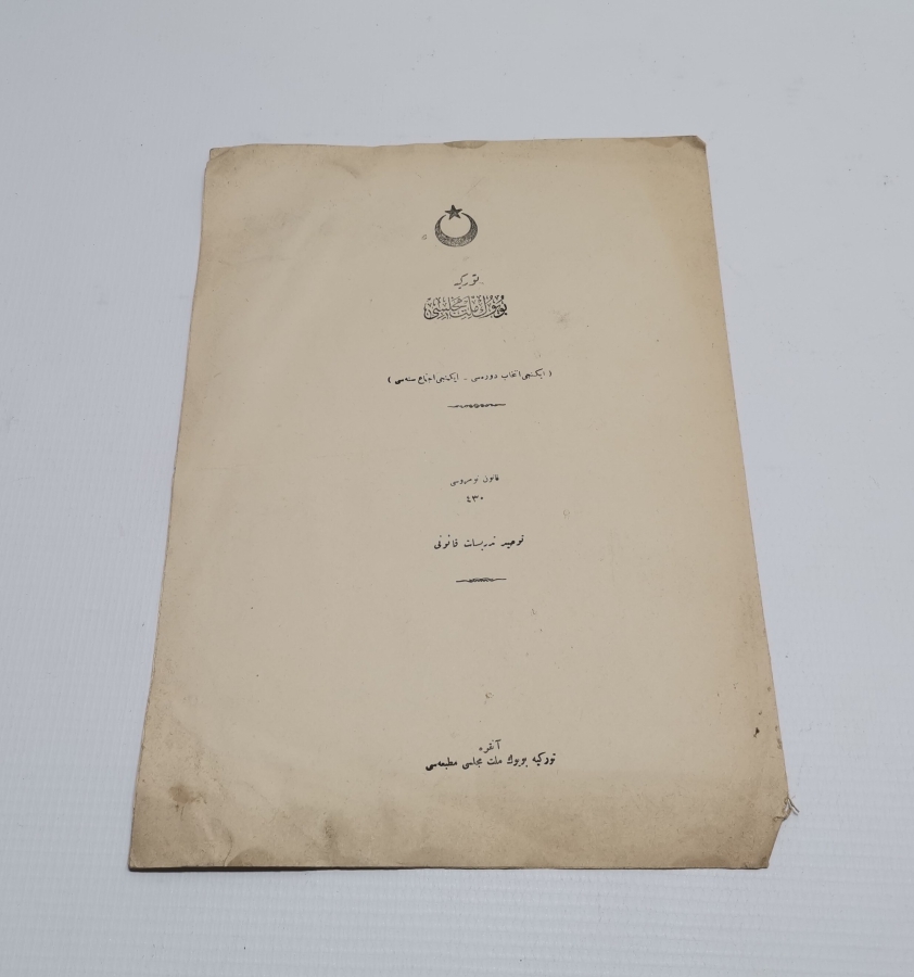 1928 YILI ÖNCESİ NADİR BÜYÜK MİLLET MECLİSİ TUTANAKLARI