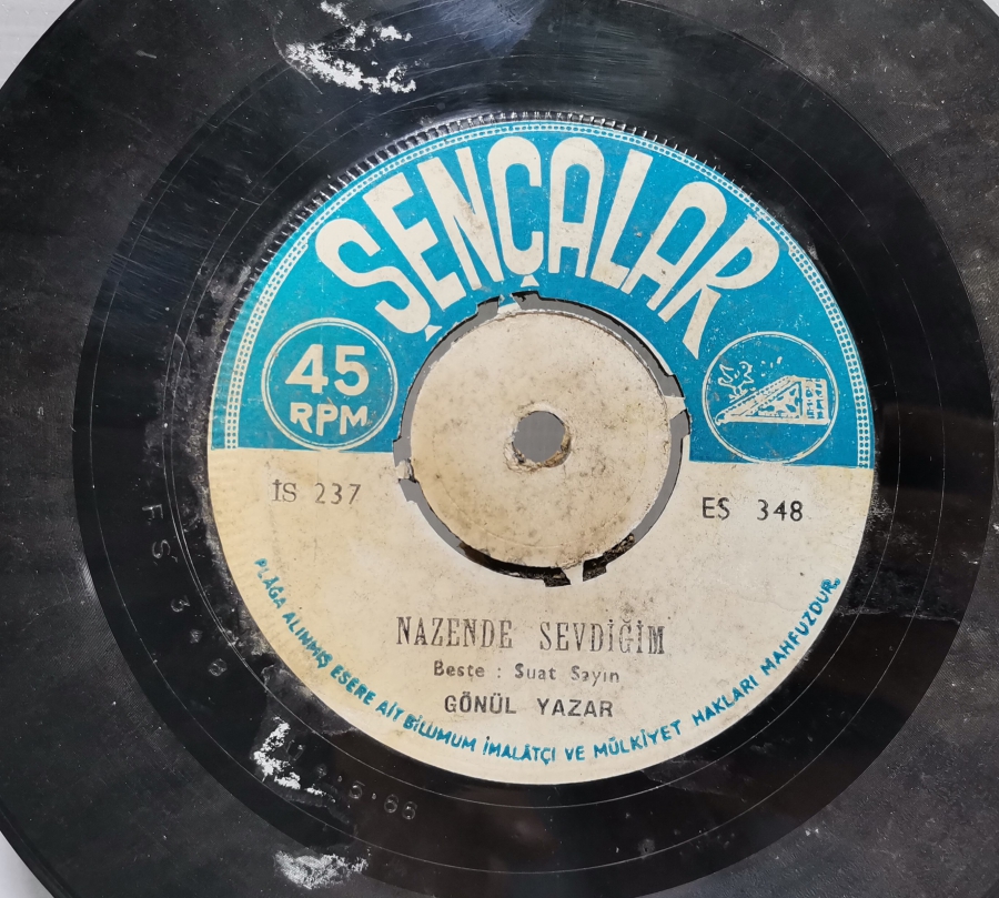 ANTİKA GÖNÜL YAZAR 45LİK PLAK