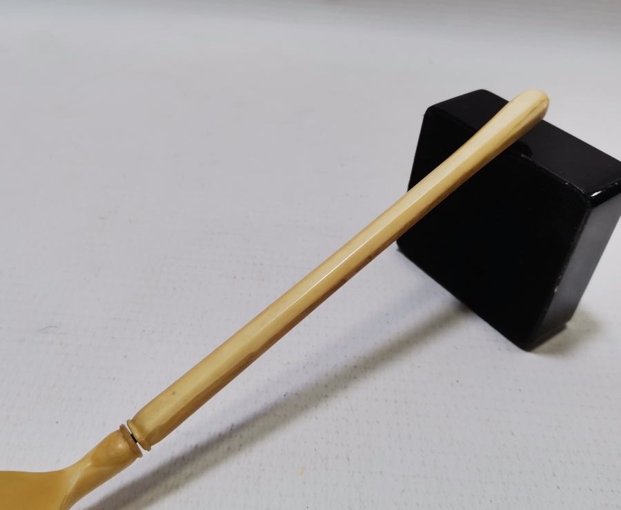 OSMANLI DÖNEMİ ÇOK NADİR FİLDİŞİ HOŞAF KAŞIĞI