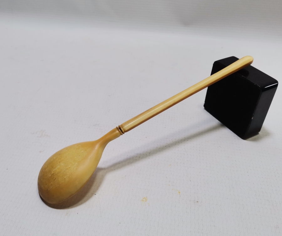 OSMANLI DÖNEMİ ÇOK NADİR FİLDİŞİ HOŞAF KAŞIĞI