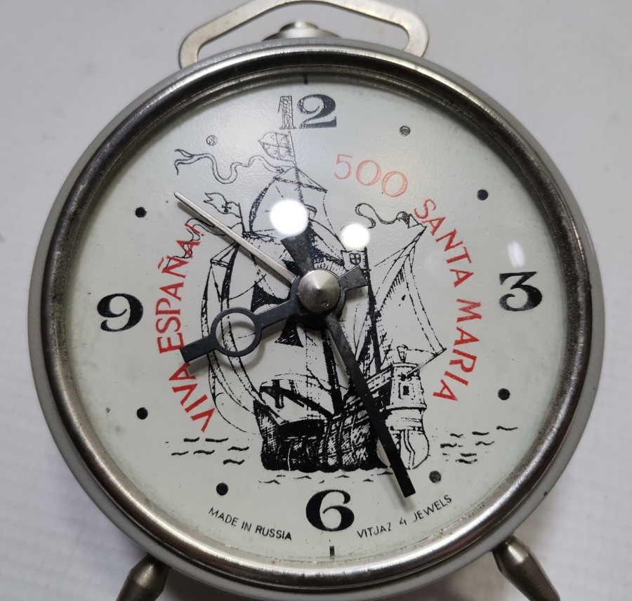 ANTİKA KURMALI RUS MASA SAATİ