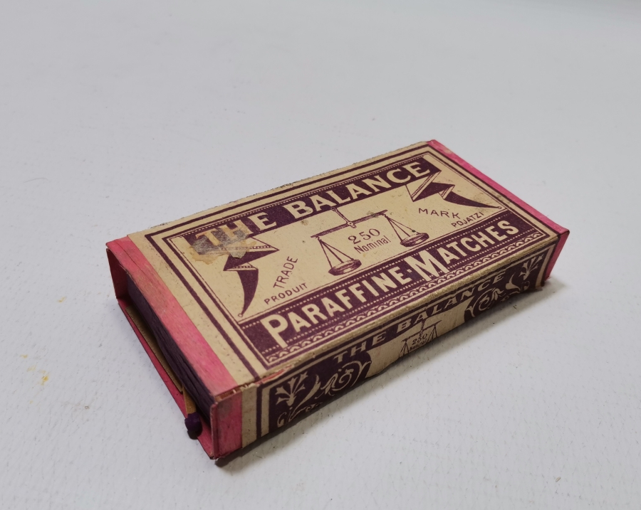 OSMANLI DÖNEMİ ORİJİNAL KUTUSUNDA VE OSMANLICA YAZILI NADİR BÜYÜK BOY KİBRİT