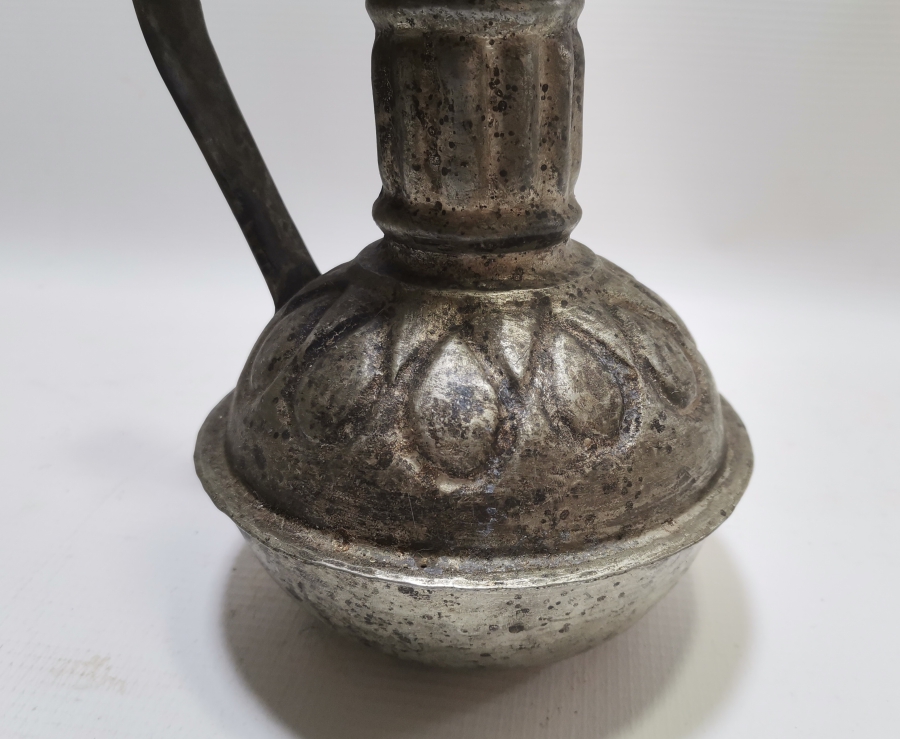 OSMANLI DÖNEMİ USTA DAMGALI VE KABARTMA İŞÇİLİKLİ ÇOK NADİR BAKIR ŞARAPLIK