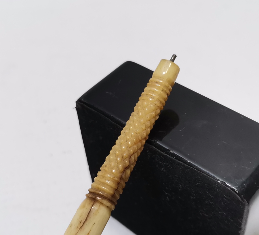 OSMANLI DÖNEMİ BAĞA VE FİLDİŞİNDEN MAMUL TEKKE İŞİ HOŞAF KAŞIĞI