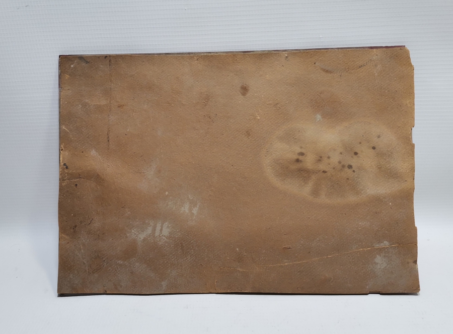 ÜZERİNDE FETİH SURESİ YAZILI OSMANLI DÖNEMİ CAM ALTI TEKKE İŞİ HAT LEVHA