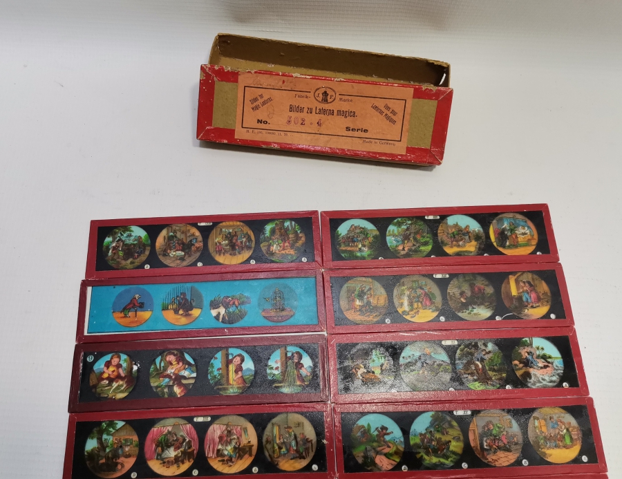 1900 BAŞLARI ÇOK NADİR ÇİZGİFİLM SLAYTLARI