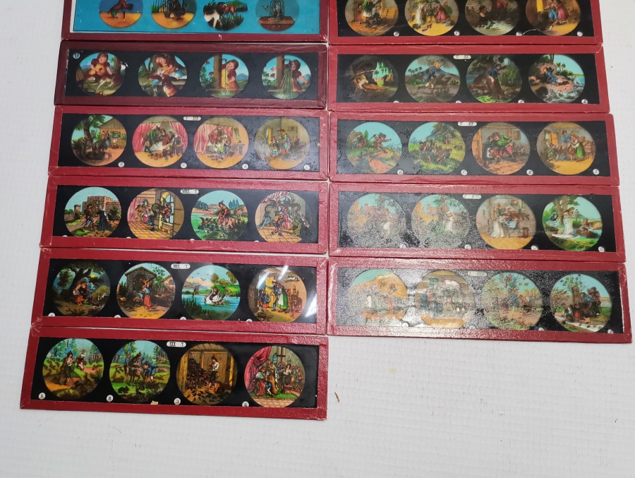 1900 BAŞLARI ÇOK NADİR ÇİZGİFİLM SLAYTLARI