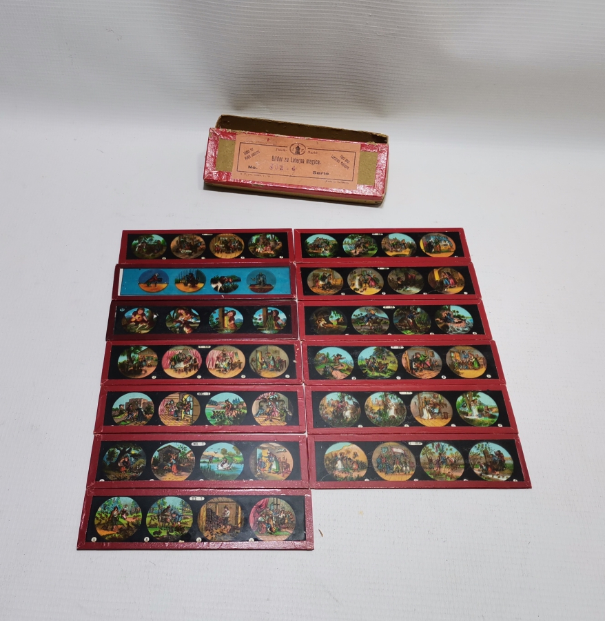 1900 BAŞLARI ÇOK NADİR ÇİZGİFİLM SLAYTLARI