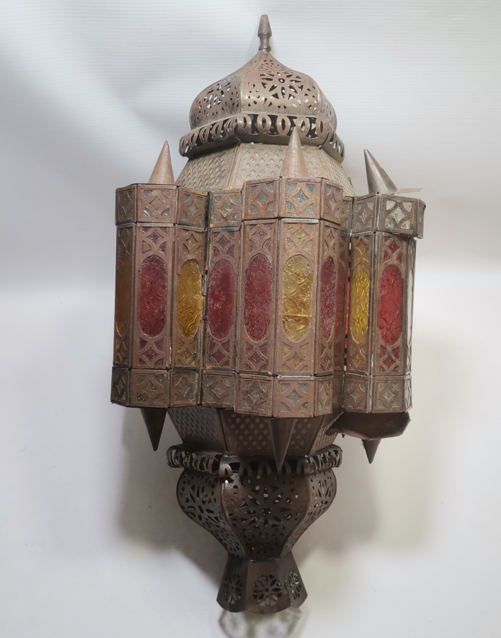 OSMANLI DÖNEMİ ÇOK NADİR BÜYÜK BOY KONAK MUMLUĞU - LAMBASI