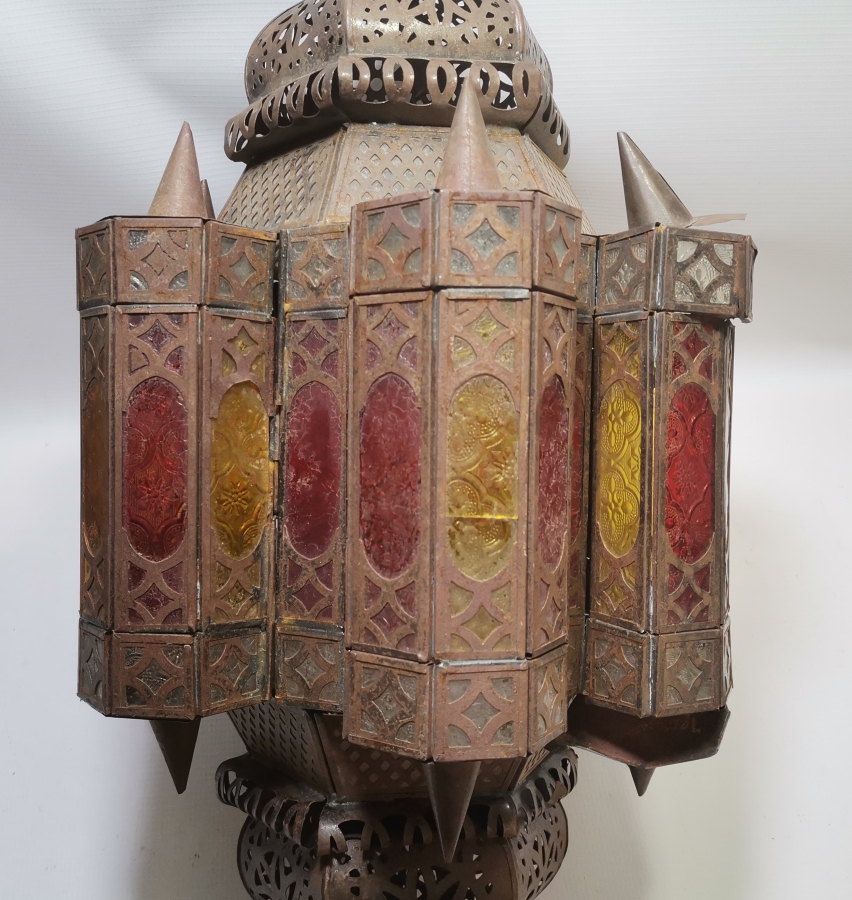 OSMANLI DÖNEMİ ÇOK NADİR BÜYÜK BOY KONAK MUMLUĞU - LAMBASI