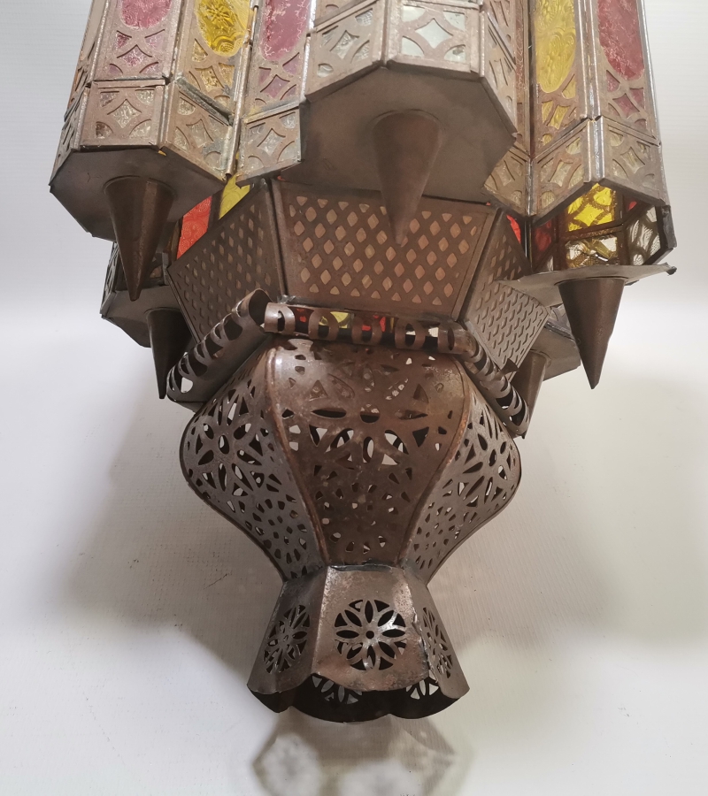 OSMANLI DÖNEMİ ÇOK NADİR BÜYÜK BOY KONAK MUMLUĞU - LAMBASI