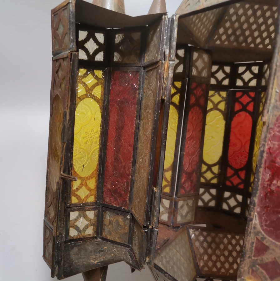 OSMANLI DÖNEMİ ÇOK NADİR BÜYÜK BOY KONAK MUMLUĞU - LAMBASI