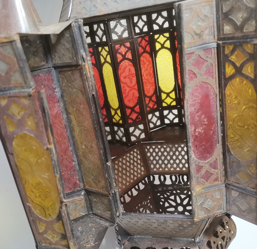 OSMANLI DÖNEMİ ÇOK NADİR BÜYÜK BOY KONAK MUMLUĞU - LAMBASI