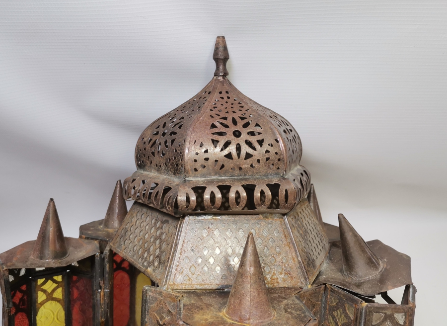 OSMANLI DÖNEMİ ÇOK NADİR BÜYÜK BOY KONAK MUMLUĞU - LAMBASI