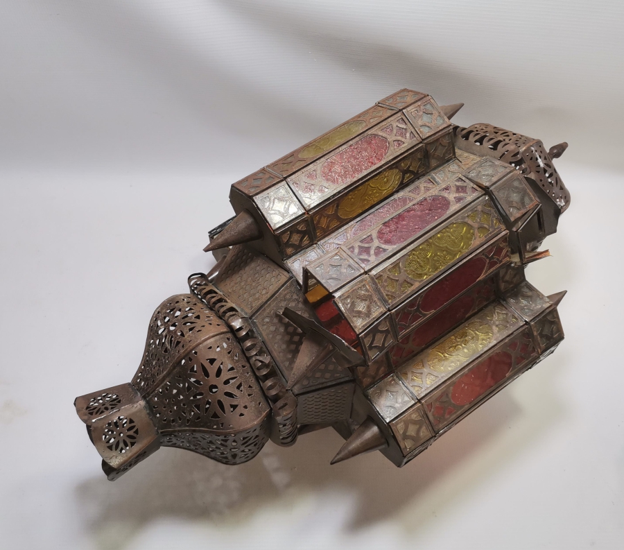 OSMANLI DÖNEMİ ÇOK NADİR BÜYÜK BOY KONAK MUMLUĞU - LAMBASI