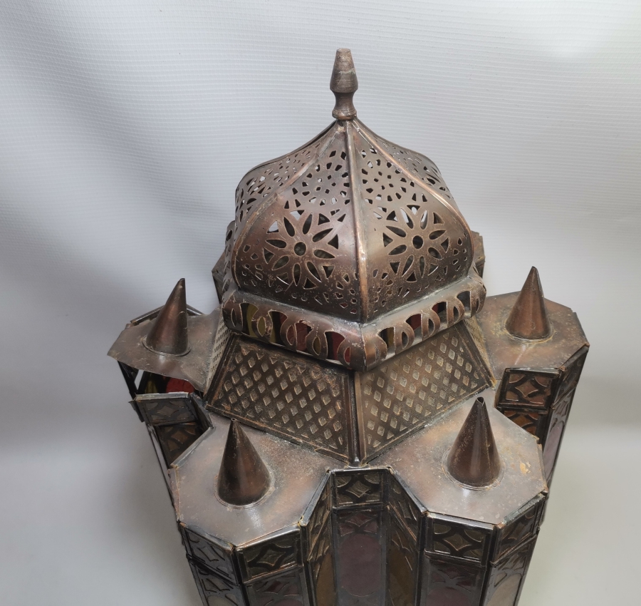 OSMANLI DÖNEMİ ÇOK NADİR BÜYÜK BOY KONAK MUMLUĞU - LAMBASI