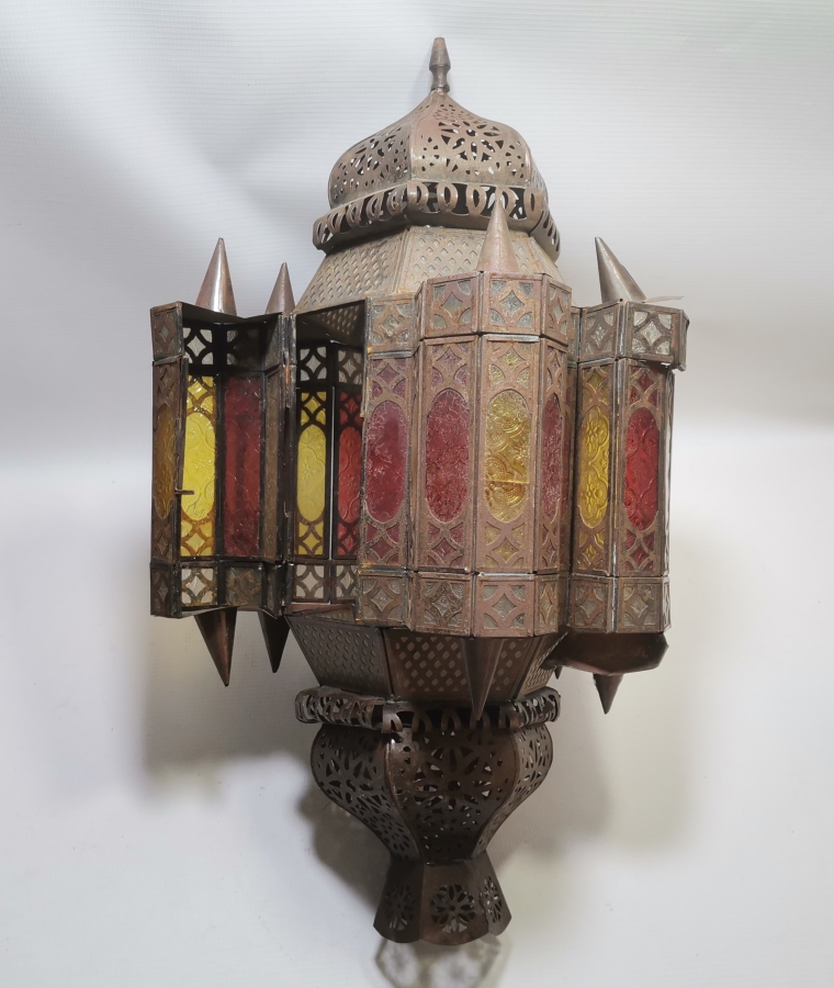 OSMANLI DÖNEMİ ÇOK NADİR BÜYÜK BOY KONAK MUMLUĞU - LAMBASI