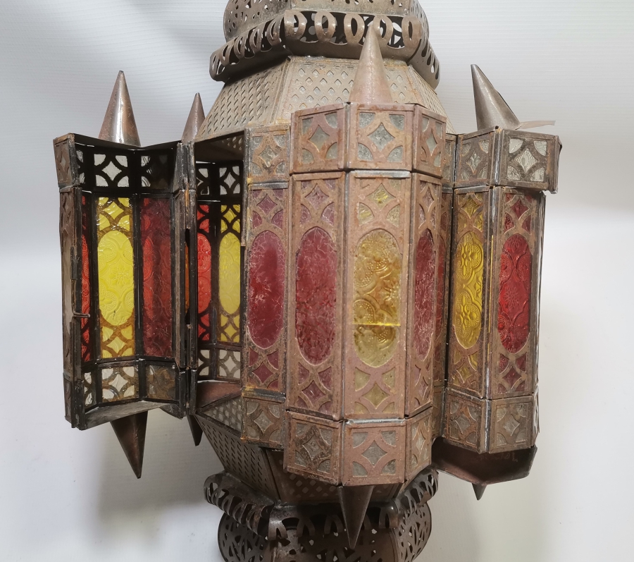 OSMANLI DÖNEMİ ÇOK NADİR BÜYÜK BOY KONAK MUMLUĞU - LAMBASI