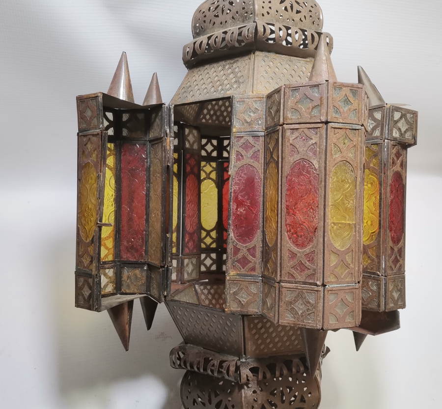 OSMANLI DÖNEMİ ÇOK NADİR BÜYÜK BOY KONAK MUMLUĞU - LAMBASI