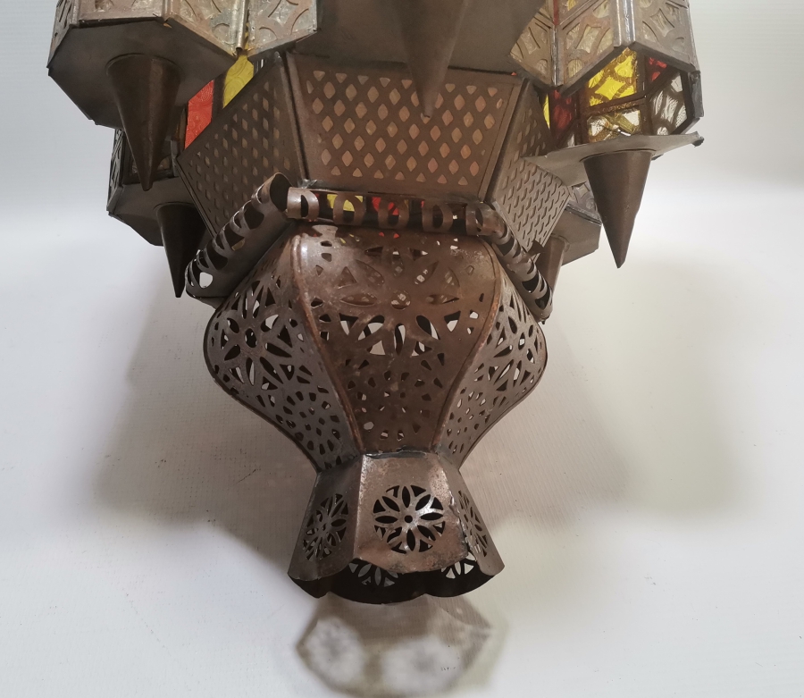 OSMANLI DÖNEMİ ÇOK NADİR BÜYÜK BOY KONAK MUMLUĞU - LAMBASI